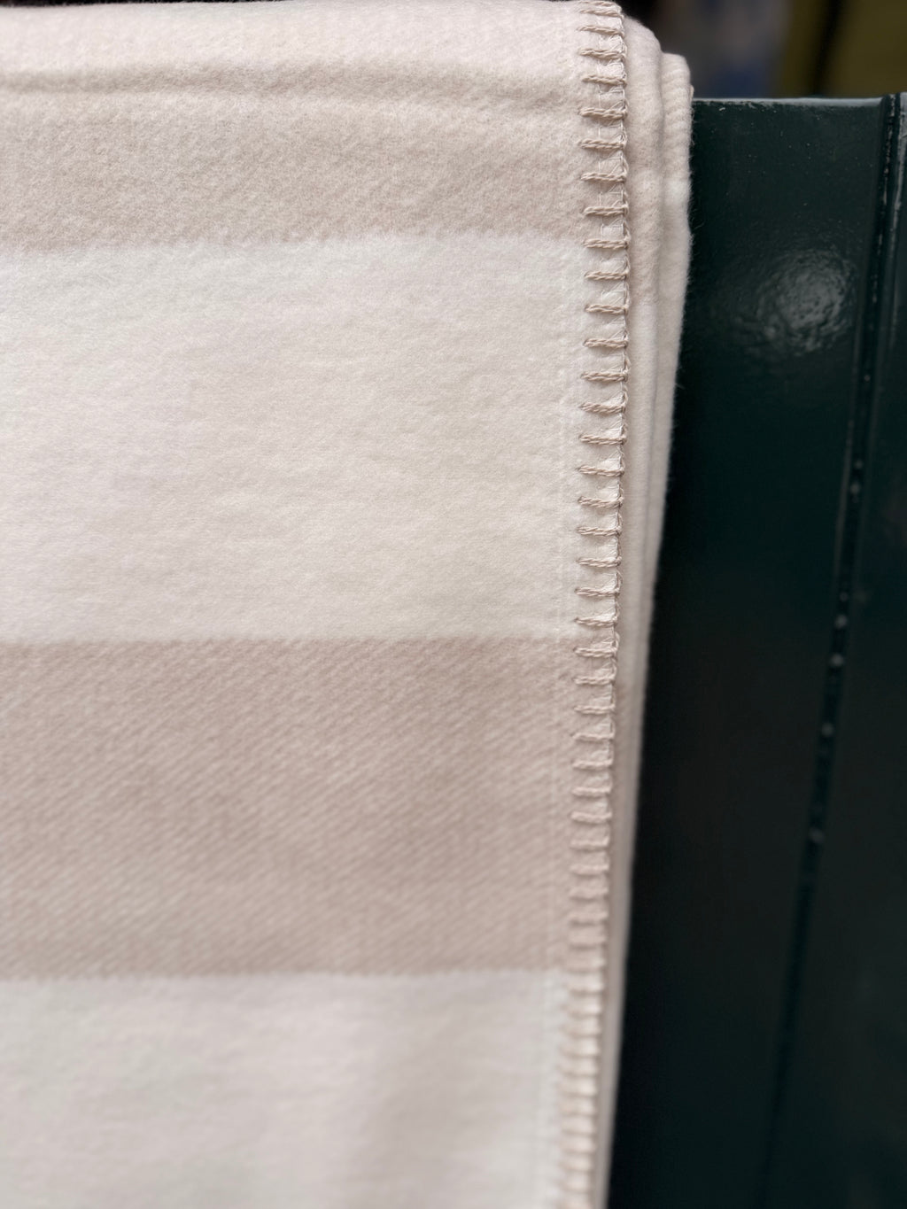 Riema Bio-Baumwolldecke Beige-Natur