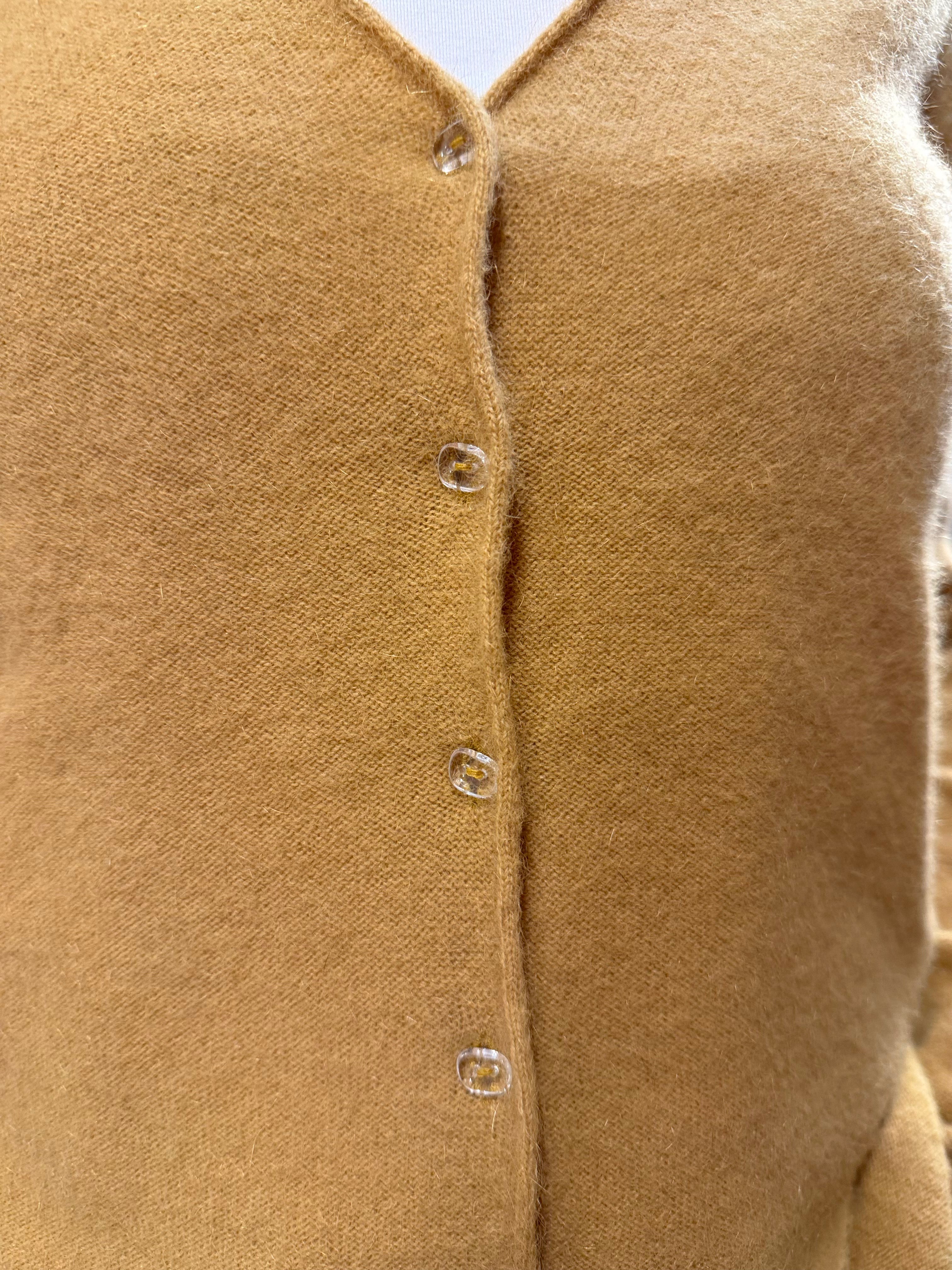 Leichte Strickjacke aus Kaschmir, Possumhaar & Seide