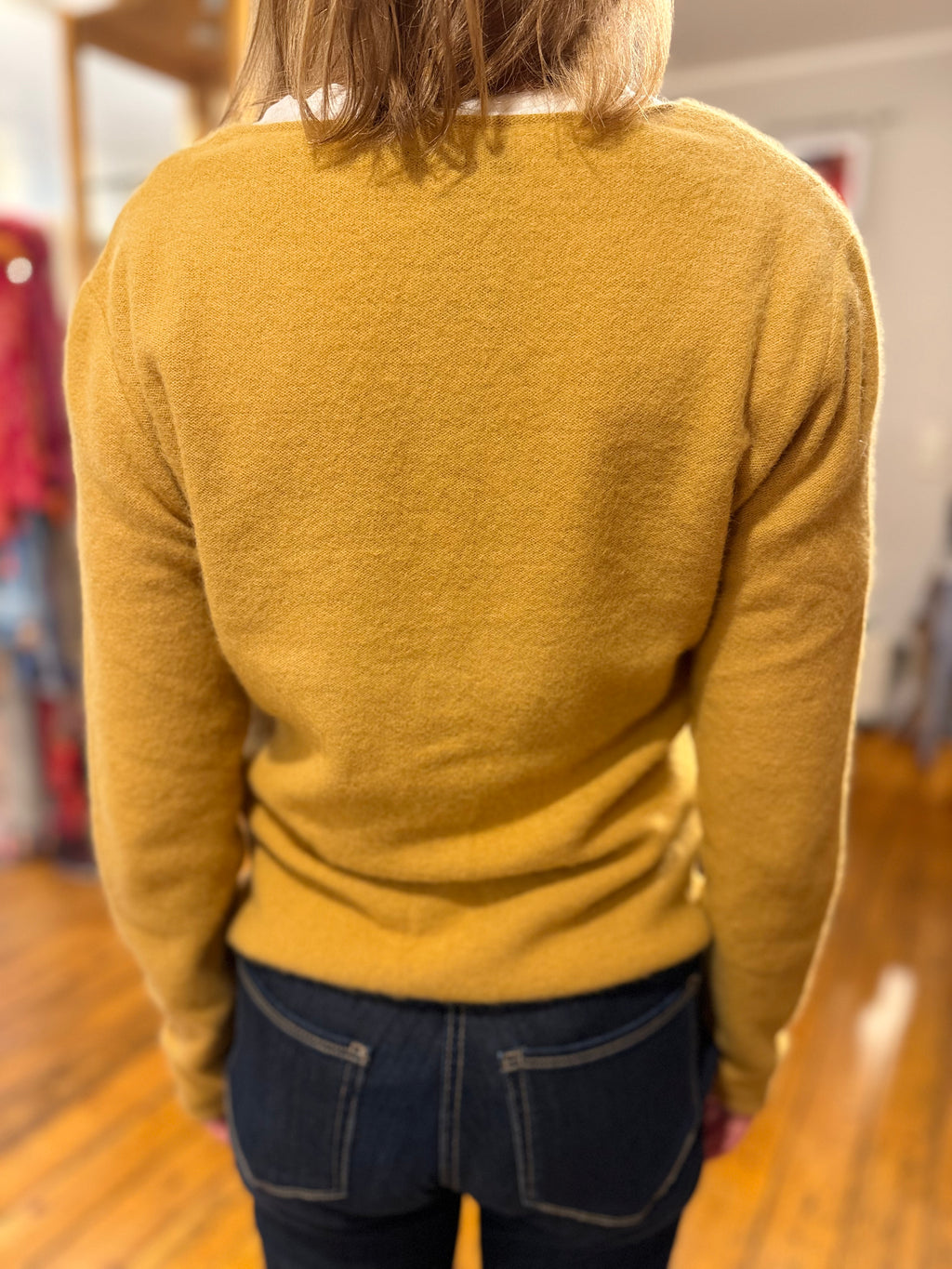 Leichte Strickjacke aus Kaschmir, Possumhaar & Seide