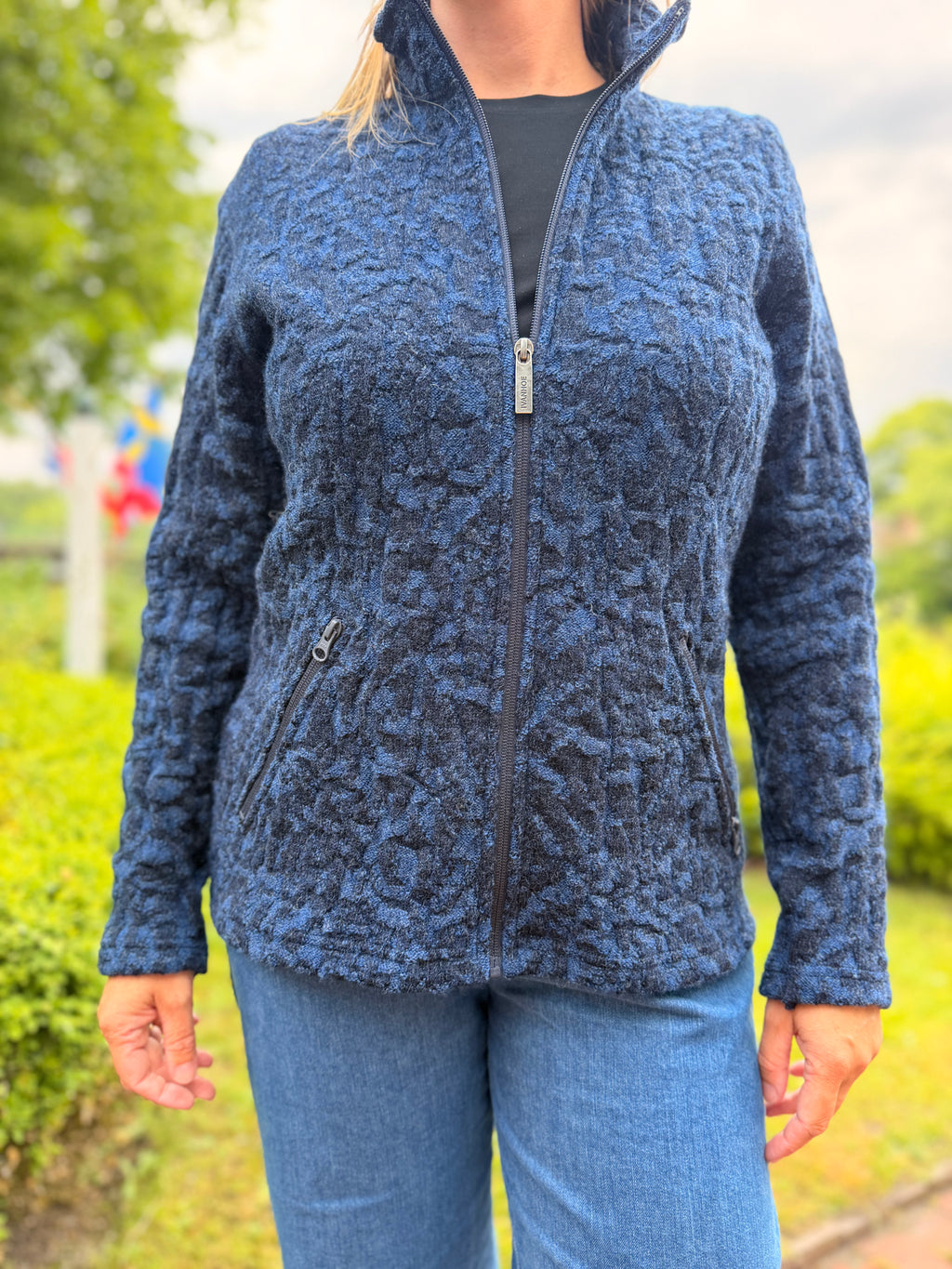 Ivanhoe Tuva Wolljacke - Light Navy
