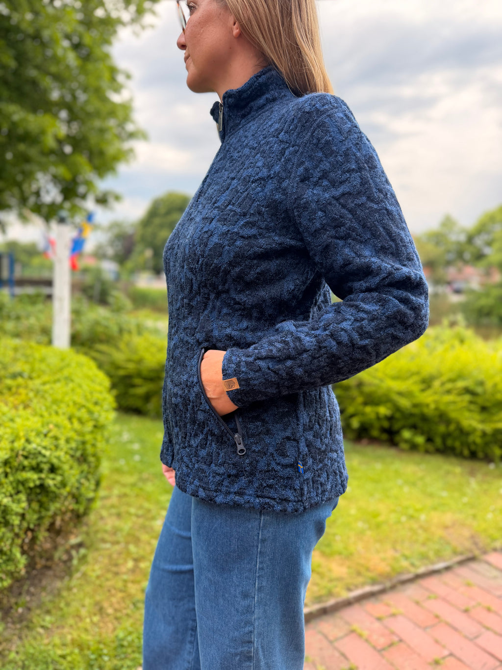 Ivanhoe Tuva Wolljacke - Light Navy