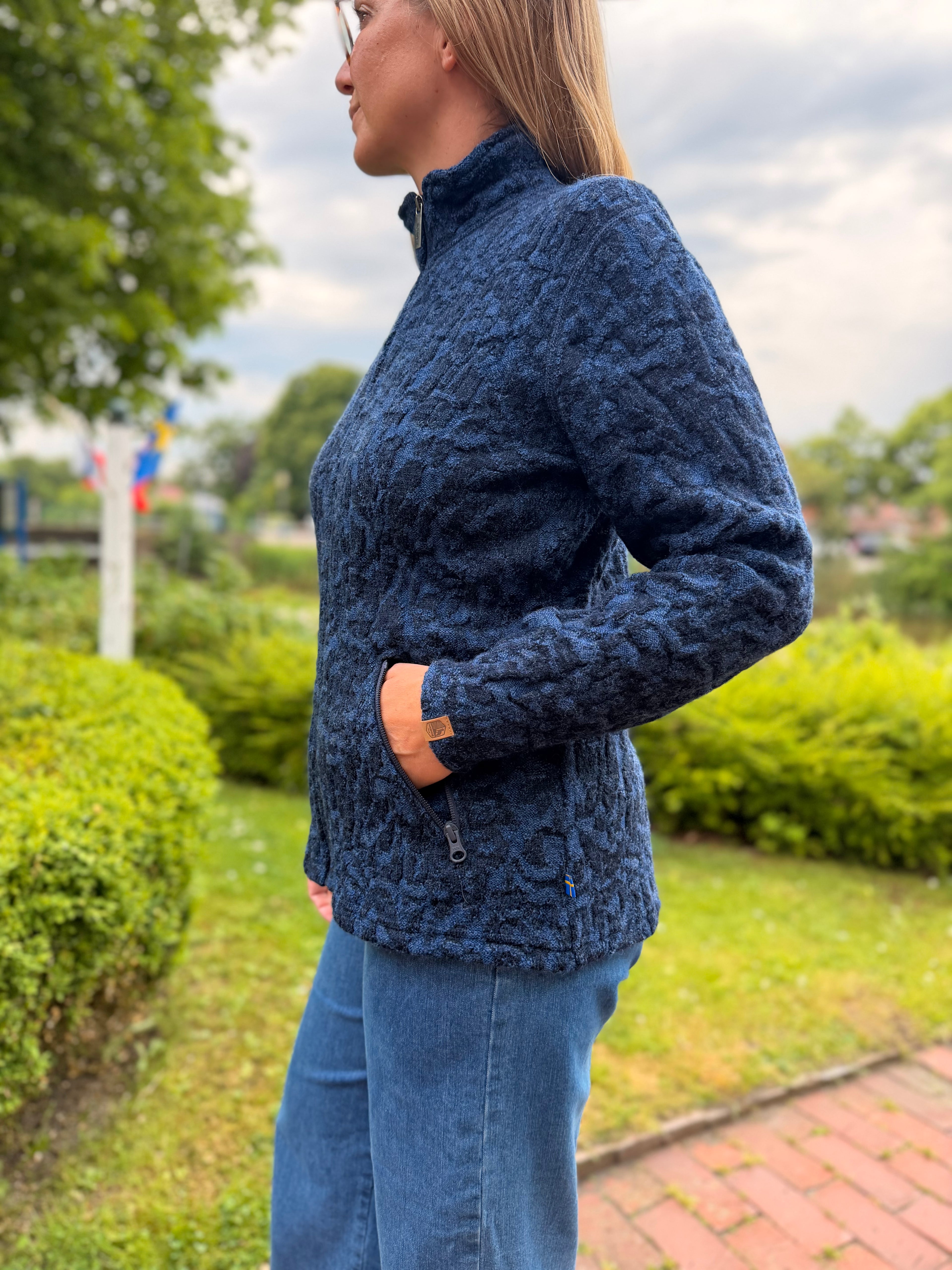 Ivanhoe Tuva Wolljacke - Light Navy