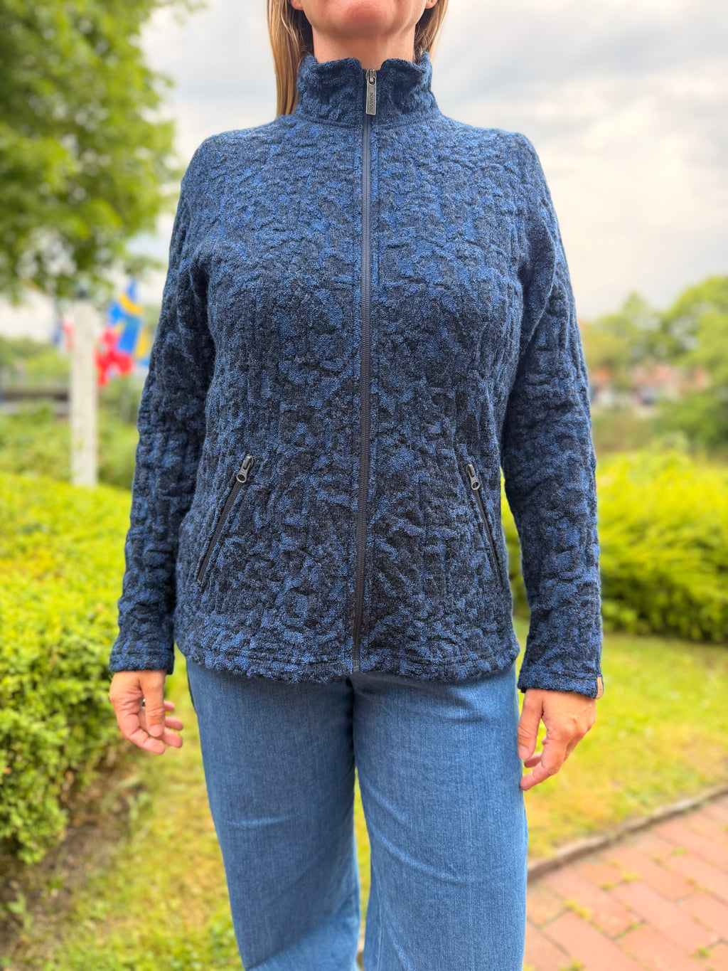 Ivanhoe Tuva Wolljacke - Light Navy